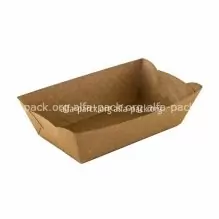 Лодочка 18*10*4,5 см, Крафт (артикул: 060900204) купить в разделе «Бумажная одноразовая упаковка и посуда».